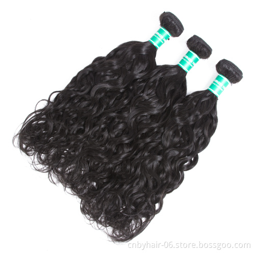 Brazilian Human Hair Bundles Virgin Hair Bundles Water Wave Hair Bundles